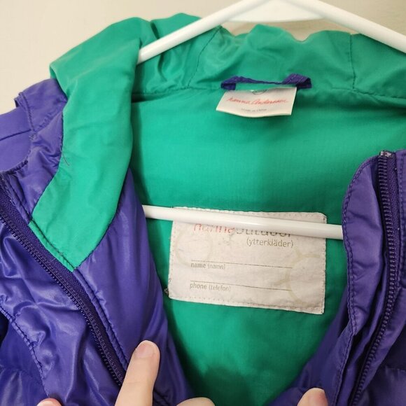 HANNA ANDERSSON Purple Down Jacket - Picture 4 of 6